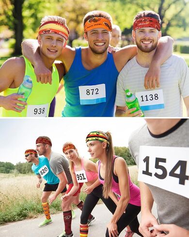 18 Pcs Turkey Trot Costume Set Thanksgiving Sports Headbands Fall Turkey Running Socks Holiday Running Breathable Socks Non Slip Headbands for Men Women Fitness Cycling in Saudi Arabia