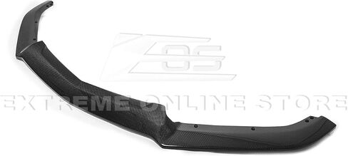 استبدال لموديلات كاديلاك CTS 2014-2019 | EOS Carbon Package Style المصد الأمامي الشفة السفلية الفاصل مع التنانير الجانبية ملحقات لوحة الروك (الألياف الزجاجية - أسود تمهيدي) in Saudi Arabia