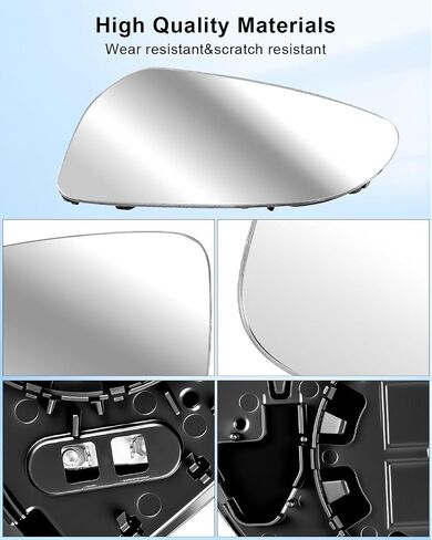 Right Passenger Side Heated Mirror Fit for BMW X3 G01 F25 X4 G02 X5 G05 F15 X6 G06 F16 X7 G07 2014-2024, Mirror Glass With Backing Plate in Saudi Arabia