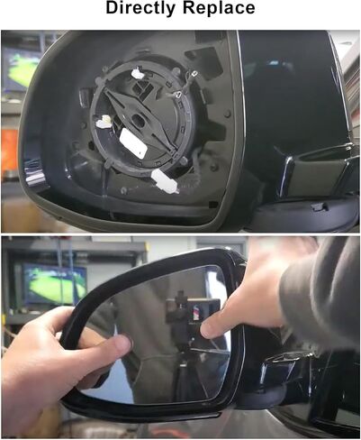 Right Passenger Side Heated Mirror Fit for BMW X3 G01 F25 X4 G02 X5 G05 F15 X6 G06 F16 X7 G07 2014-2024, Mirror Glass With Backing Plate in Saudi Arabia