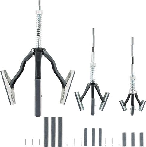 ATPEAM 2-Piece Engine Cylinder Hone Adjustable Deglazer Adjustable 1-1/4" to 3-1/2" and 3/4" to 2-1/2" Diameter with Extra 6-Piece 220 Grit Stones in Kuwait