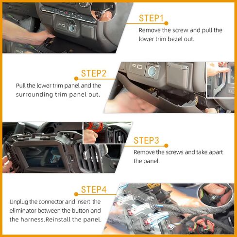 NJSBYL Auto Start Stop Eliminator for 2019 2020 2021 GMC Sierra 1500 Autostop Eliminator A-Off Delete Engine Stop Start System ESS Disable Device Bypass Wiring Harness in Saudi Arabia