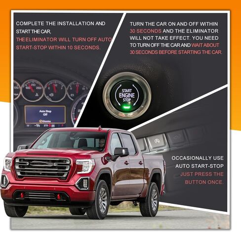 NJSBYL Auto Start Stop Eliminator for 2019 2020 2021 GMC Sierra 1500 Autostop Eliminator A-Off Delete Engine Stop Start System ESS Disable Device Bypass Wiring Harness in Saudi Arabia