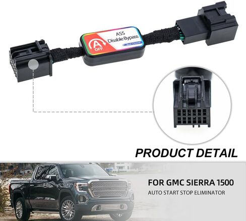NJSBYL Auto Start Stop Eliminator for 2019 2020 2021 GMC Sierra 1500 Autostop Eliminator A-Off Delete Engine Stop Start System ESS Disable Device Bypass Wiring Harness in Saudi Arabia