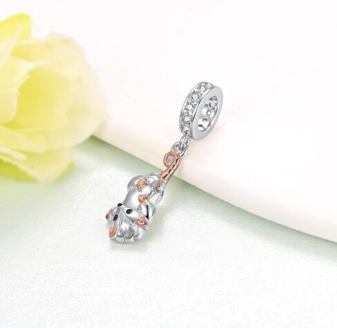 Possum Gifts 925 Sterling Silver Opossum Stuffed Animal Animal Charms Possum Stickers for Women Opossum Lover in Saudi Arabia