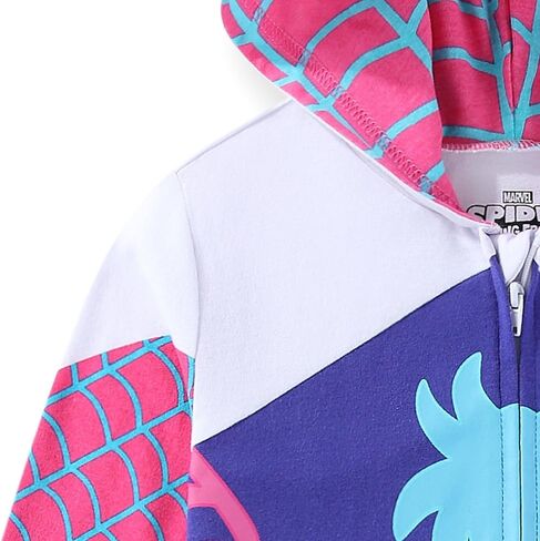 غطاء بقلنسوة للفتيات من Marvel Spider-Gwen Ghost Spider Girls Cosplay للأطفال الصغار والكبار in Saudi Arabia