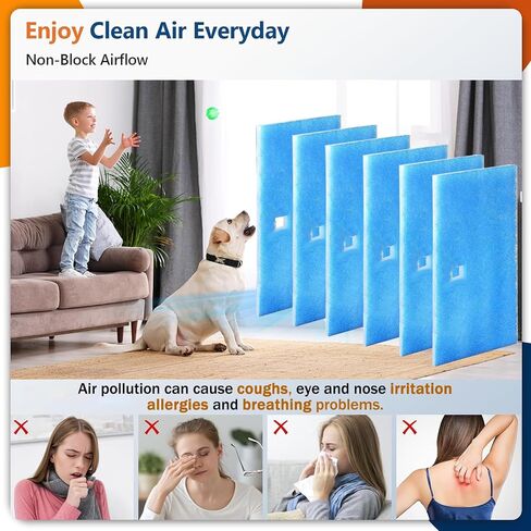 4 Pack RV AC Filter 6" X 14" MERV 8 Rated RV Air Filter Replacement Unit Compatible with Coleman Mach Air Conditioner in Saudi Arabia
