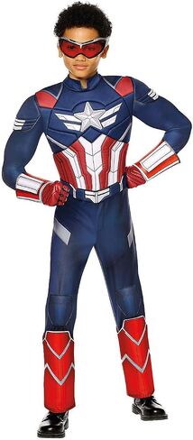 Spirit Halloween Captain America: Brave New World Kids Captain America Muscle in Saudi Arabia