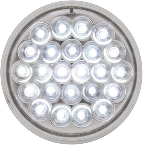 GG Grand General 76505 Amber 4 "" 24 Pearl LED Strobe Light مع عدسة كهرمانية" in Saudi Arabia