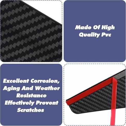 4 PCS Car Rear View Mirror Rain Visor Guard, Mirror Rain Visor Eyebrow Side Mirrors Rains Guards Waterproof Mirrors Rains Eyebrow Cover for Most Car, Truck in Saudi Arabia