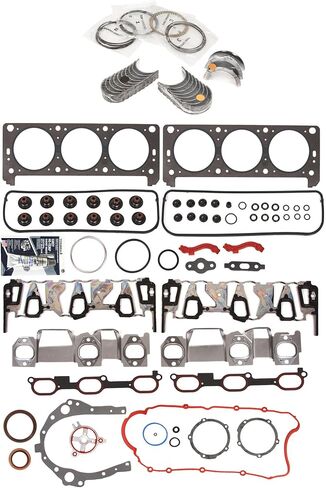 MA-5741117962-4 Full Gasket Set Bearings Rings Compatible With/For 05-06 Chevrolet Pontiac Buick 3.5L OHV in Saudi Arabia