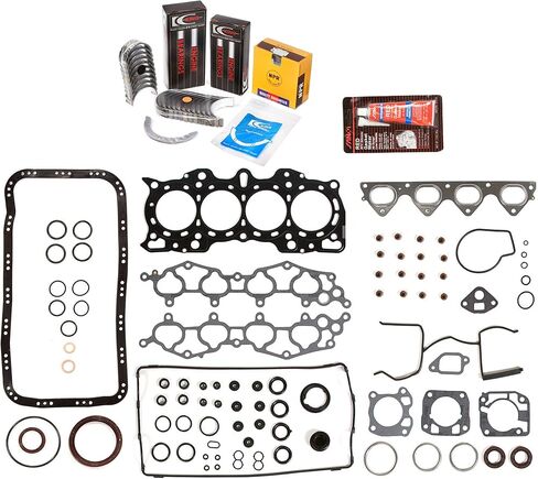 MA-4216958487-3 Full Gasket Set Bearings Rings Fit 90-01 Acura Integra B18A1 B18B1 in Saudi Arabia