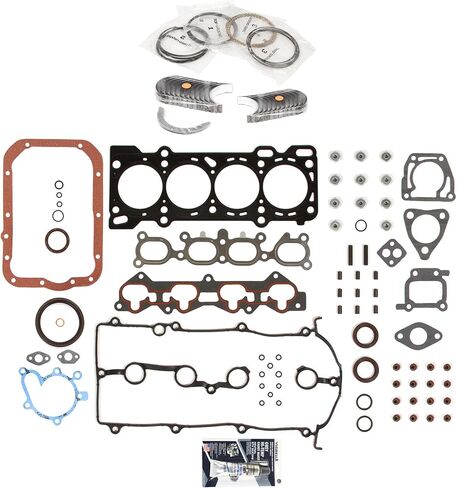 MA-4216959361-6 Full Gasket Set Bearings Rings Compatible With/For 99-00 Mazda Protege 1.8L FP DOHC in Saudi Arabia