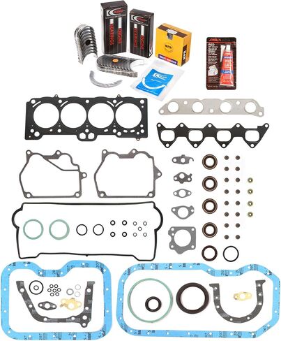 MA-4216957664-7 Full Gasket Set Bearings Rings Fit 93-97 Toyota Celica Corolla Geo 1.8 DOHC 7AFE in Saudi Arabia