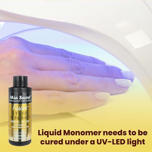 Mia Secret ODORLESS FUSION UV LED MONOMER 2oz / 4oz (FUSION ODORLESS 4oz) in Saudi Arabia