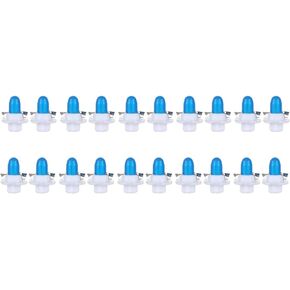 cciyu 20 Pack Blue T5 B8.4D Tri-cell 5050 1SMD LED Car Dashboard Dash GaugeSide Indicator Light Lamps