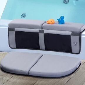 Comfortable Bath Kneeler and Elbow Kneeling Rest Pad for Baby Bathing Parents in Saudi Arabia