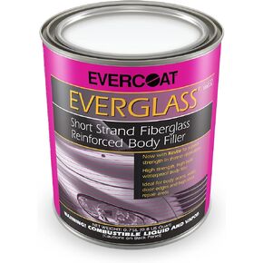 Evercoat Everglass Short Strand Fiberglass Reinforced Filler - Waterproof Filler - 32 Fl Oz
