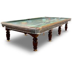 8 Feet Clear Pool Table Cover PVC Billiard Table Cover Heavy Duty Waterproof and Tearproof Covers for Pool Table Fitted Pool Table Accessories All Season Sun Snow Rain Dust Protection