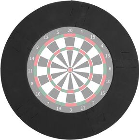 5Pcs Universal Dartboard Surround, Splicing Dart Board Wall Protector Ring, EVA Professional Dartboard Backboard Wall Surround for Adults Kids