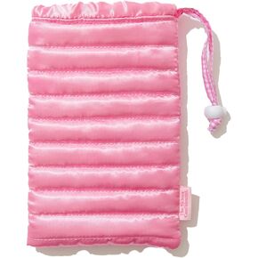THE SKINNY CONFIDENTIAL Sleeping Bag, Keeps Hot Mess Ice Roller Protected, Pristine & Clean, Travel Size Essential, Pink & Cute Makeup Bag, Insulated for Extra Coldness, with Drawstring