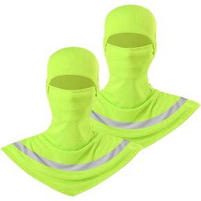 Balaclava Face Mask Men- Full Face Mask for Motorcycle Windproof Moisture Wicking Face Cover 2PCS