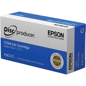 Digital Epson Cyan Ink Cartridge (1-Pack) for DiscProducer PP-100, PP-50, PP-100II, PP-100N, PP-100BD, PP-100AP in Retail Packaging