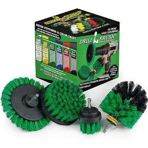 BBQ Grill Brush and Crevice Cleaning Tool for Household Use - Multi-Function Rotating Crevice Cleaning Brush with Ultra Stiff Bristles for Cleaning Gas Grills, Electric Smokers, and Fireplace Grates