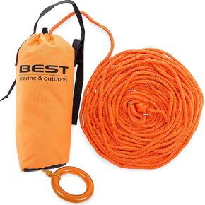 Best Marine and Outdoors Emergency Throw Rope Rescue Bag - Throwable Safety Device for Kayaking & Boating