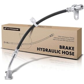 A-Premium Front Driver Side Brake Hydraulic Hose Compatible with Select Dodge and Ram Models - Ram 1500 2006-2010, 1500 2011-2018, 1500 Classic 2019 - Replace# 55366349AJ, 55366349AK