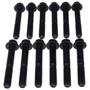 3901448 3944593 Exhaust Manifold Bolts Stud Compatible with Cummins Dodge Ram 5.9/6.7L 1998-2017 394-4593 394 4593 390 1448 390-1448