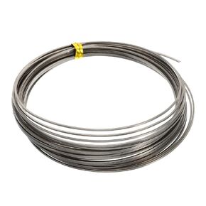 PATIKIL Soft Nickel Silver Wire, 2Pcs 23Gauge/0.6x0.6mm Diameter 6m/19.68ft Square Craft Wire for Jewelry Making Beading Wires Wrapping