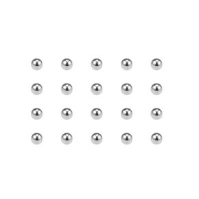 uxcell Precision Balls 6.5mm Solid Chrome Steel G10 for Ball Bearing Keychain Wheel 50pcs