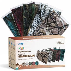 أقنعة وجه للأطفال للاستعمال مرة واحدة من WECARE - عبوة متنوعة من 50 قطعة in Kuwait