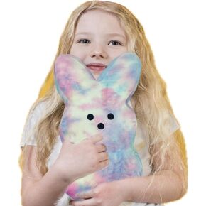 Big Size 20 inches Easter Bunny Plush Toys Decorations Cute Animal Bunny Stuffed Doll Easter Basket Stuffers Gift for Kids (Big Pink)