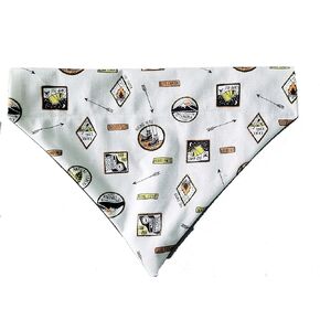Adventure Time Over the Collar Dog Bandana That Slips onto Their Existing Collar Size (X-Small)