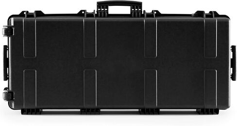 Waterproof TSA Approved Rifle Case with Customizable Foam - Tactical Gun Case, Protective Roller Rifle Hard Case with Foam IP67 Rating, for Hunting Equipment Travel, Airline Approved - 44x18.3x7 Inch in Saudi Arabia