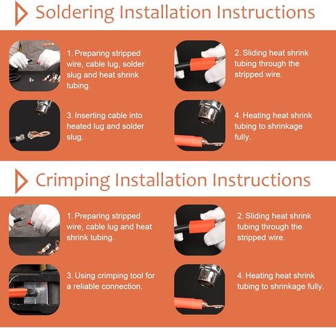 10 قطعة 1/0 AWG-3/8 "(M10) أطراف حلقية عروات البطارية 0 مقياس كابل البطارية ينتهي العروات السلكية الثقيلة 0 محطات قياس العروات النحاسية موصلات طرفية البطارية in Kuwait
