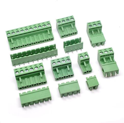 Oiyagai 10 Set 6-Pin 5.08mm Pitch ذكر أنثى PCB برغي محطة كتلة in Kuwait