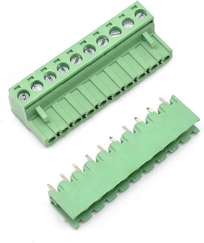 Oiyagai 10 Set 6-Pin 5.08mm Pitch ذكر أنثى PCB برغي محطة كتلة in Kuwait