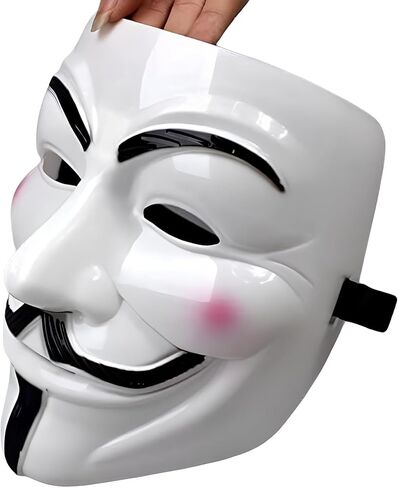 أناقة ثورية: قناع V متوافق مع Vendetta Hacker in Kuwait