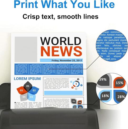 32XL Black Ink Bottle Compatible HP 31 32XL Ink Work for Smart Tank 7301 7001 7602 5000 6001 5101 5102 Plus 651 551 455 457 450 All-in-One Ink-Tank (135ML 32XL Black, 2 Pack) in Kuwait