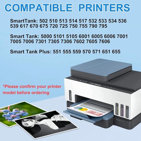 32XL Black Ink Bottle Compatible HP 31 32XL Ink Work for Smart Tank 7301 7001 7602 5000 6001 5101 5102 Plus 651 551 455 457 450 All-in-One Ink-Tank (135ML 32XL Black, 2 Pack) in Kuwait