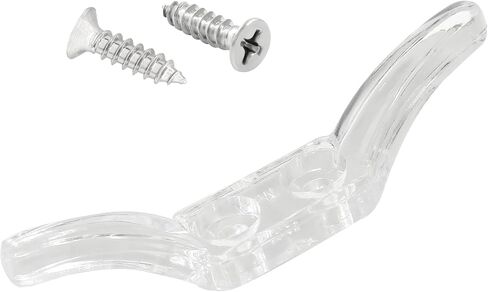 12 PCS Metal Blind Cord Cleats, 6.5 x 1 cm Blind Cord Winder Safety Rope Cleats with Screws for Window Blinds Boats and Awnings (Metal,Silver) in Saudi Arabia