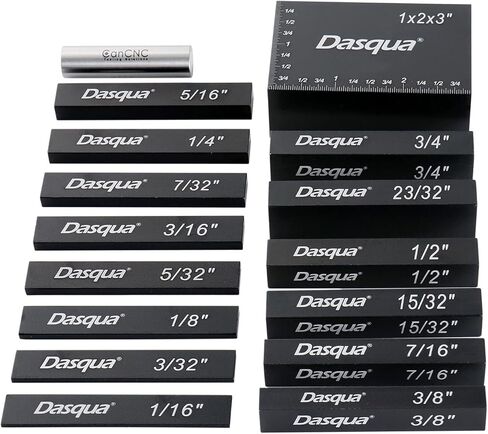 Accusize Industrial Tools 15pc Precision Setup Blocks, 1/16" to 3/4", Inch Size, 2800-0201 in Kuwait