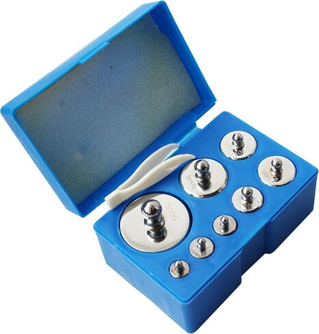 مجموعة وزن معايرة ميزان TEXALAN(R) M2 - 10-500 جرام، مجموعة 8 قطع مع حافظة (8 قطع: 10 جرام، 20 جرام، 20 جرام، 50 جرام، 100 جرام، 100 جرام، 200 جرام، 500 جرام) 8 قطع بوزن إجمالي 1000 جرام in Kuwait