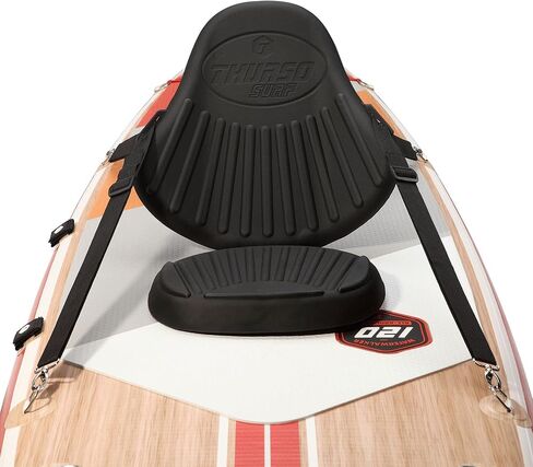 THURSO SURF Kayak مقعد ديلوكس مبطن عالمي مقعد لوح التجديف قابل للفصل والجلوس على الجزء العلوي مبطن ودعم الظهر SUP Canone Boat حقيبة تخزين وحزام قابل للتعديل من رغوة البولي إيثيلين لتعزيز تجربة التجديف بالكاياك in Saudi Arabia