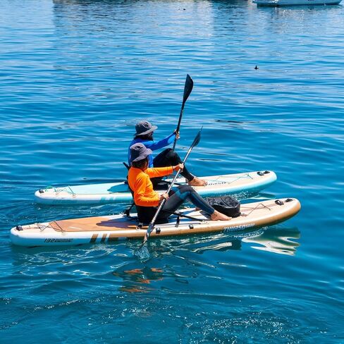 THURSO SURF Kayak مقعد ديلوكس مبطن عالمي مقعد لوح التجديف قابل للفصل والجلوس على الجزء العلوي مبطن ودعم الظهر SUP Canone Boat حقيبة تخزين وحزام قابل للتعديل من رغوة البولي إيثيلين لتعزيز تجربة التجديف بالكاياك in Saudi Arabia