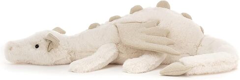 Jellycat Snow Dragon Stuffed Animal, Medium 19.5 inches | Mythical Plush Toy | Classic Children's Gift in Saudi Arabia