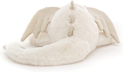 Jellycat Snow Dragon Stuffed Animal, Medium 19.5 inches | Mythical Plush Toy | Classic Children's Gift in Saudi Arabia